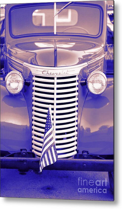 Classic Metal Print featuring the photograph 1940 Chevy Truck #4 by George Robinson