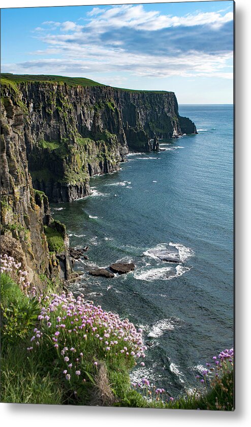 Ireland Metal Print featuring the photograph Cliffs Of Moher, Clare, Ireland #1 by Aidan Moran
