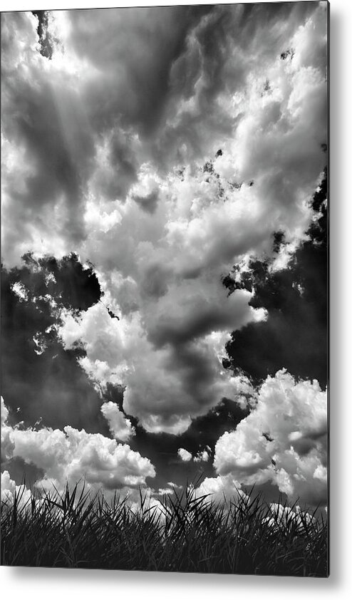 Clouds Metal Print featuring the photograph Clouds #3 by Robert Ullmann