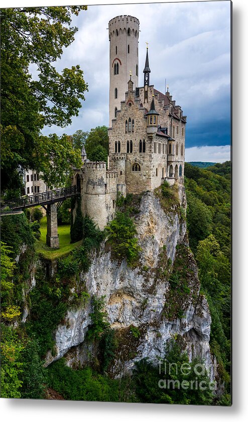Lichtenstein Castle Metal Print featuring the photograph Lichtenstein Castle - Baden-Wurttemberg - Germany by Gary Whitton