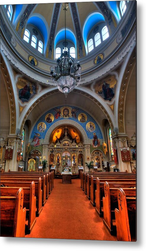 Mn Church Metal Print featuring the photograph St Marys Orthodox Cathedral #3 by Amanda Stadther