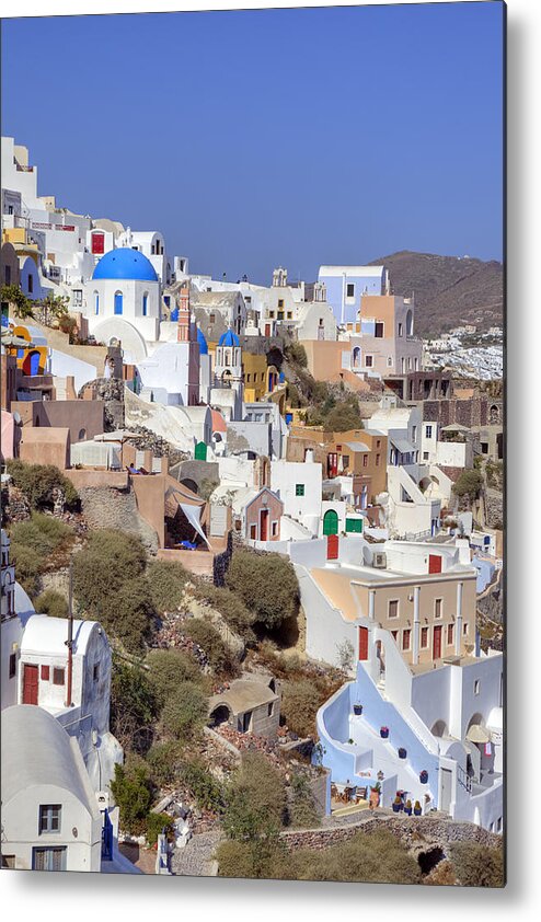 Oia Metal Print featuring the photograph Oia - Santorini #6 by Joana Kruse