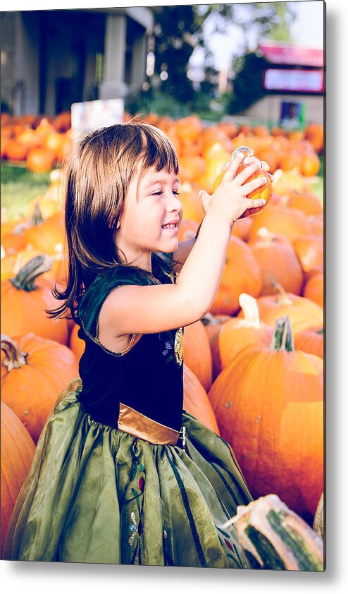 Child Metal Print featuring the photograph 6948 by Teresa Blanton