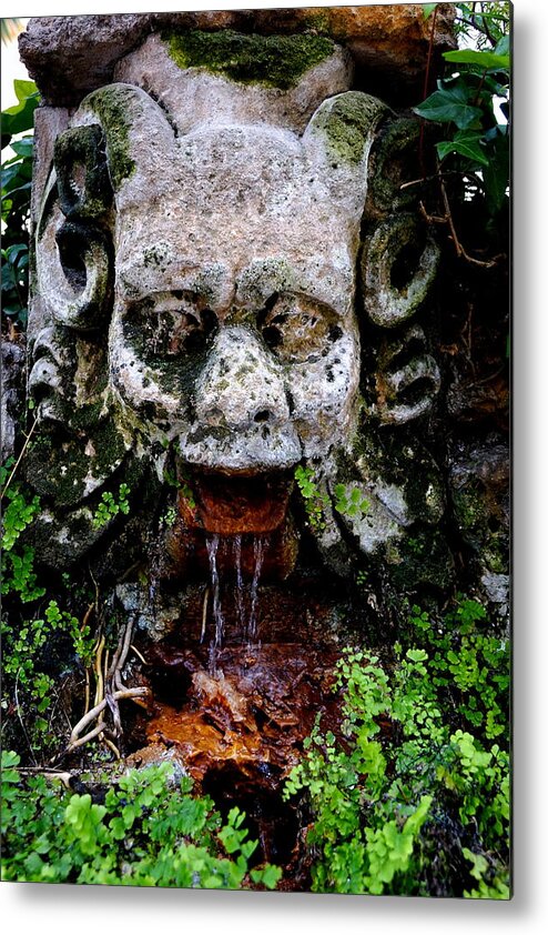 Public Fountain Metal Print featuring the photograph Public Fountain In Palma Majorca Spain #8 by Rick Rosenshein