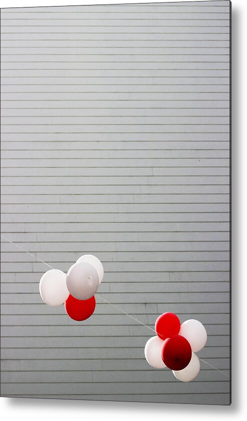 Decoration Balloons Metal Print featuring the photograph 9 Balloons by Prakash Ghai