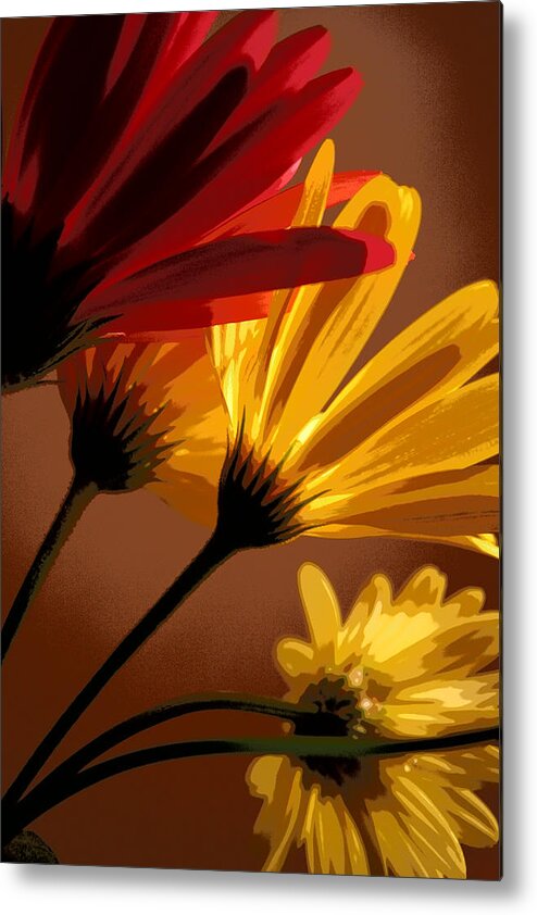 Flower Metal Print featuring the photograph A Bunch of Beauties by Julie Lueders 