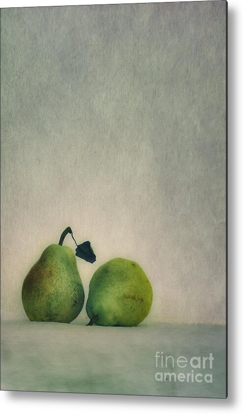 Pear Metal Print featuring the photograph A couple of pears by Priska Wettstein