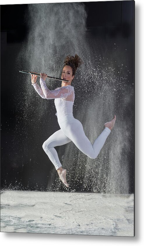 Nina Assimakopoulos Metal Print featuring the photograph A flute high note by Dan Friend