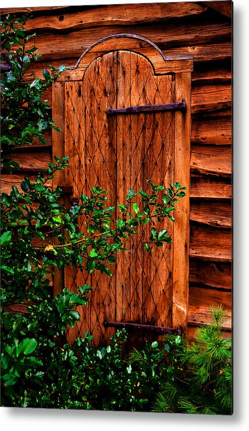 Door Metal Print featuring the photograph A Mystery by Richard Ortolano