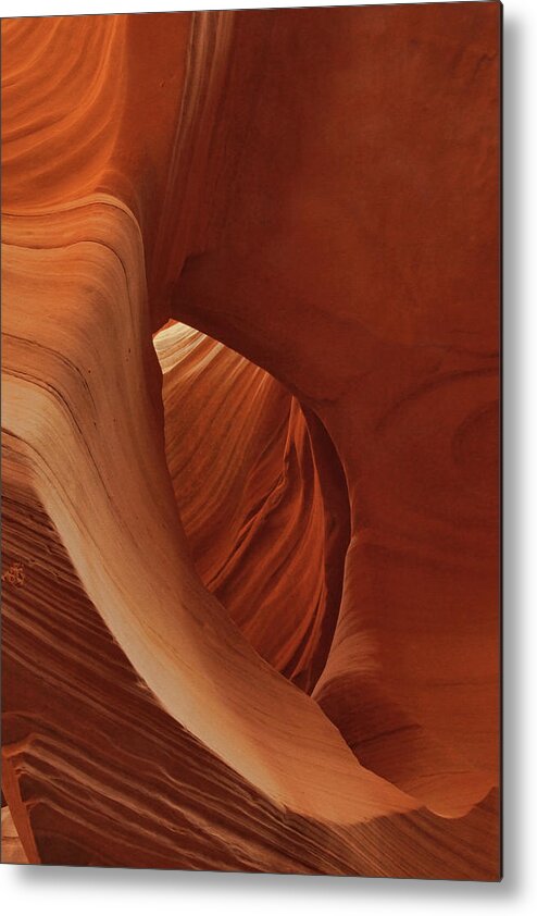 Antelope Canyon Metal Print featuring the photograph A Natural Abstract by Theo O'Connor