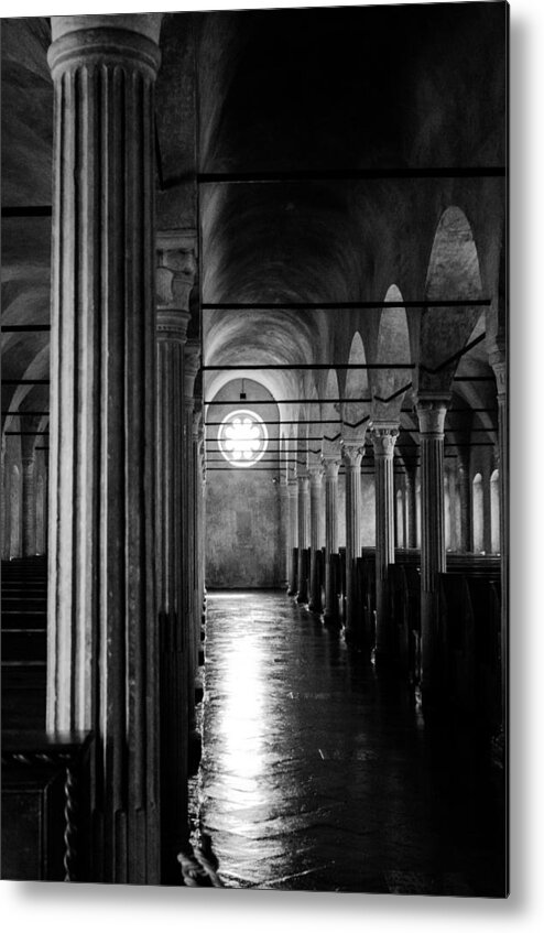 Knowledge Metal Print featuring the photograph A Past and Future Secret 2 by AM FineArtPrints