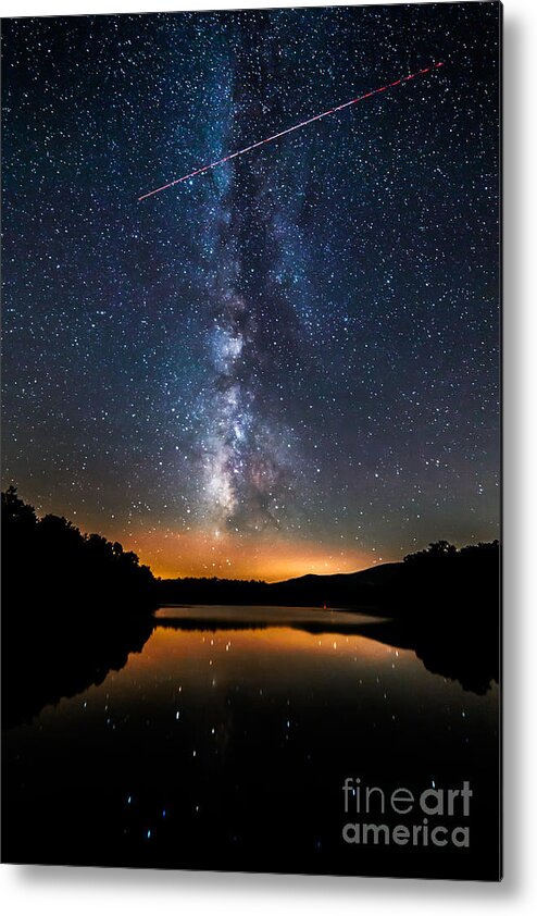 Shooting Star Metal Print featuring the photograph A Shooting Star by Robert Loe