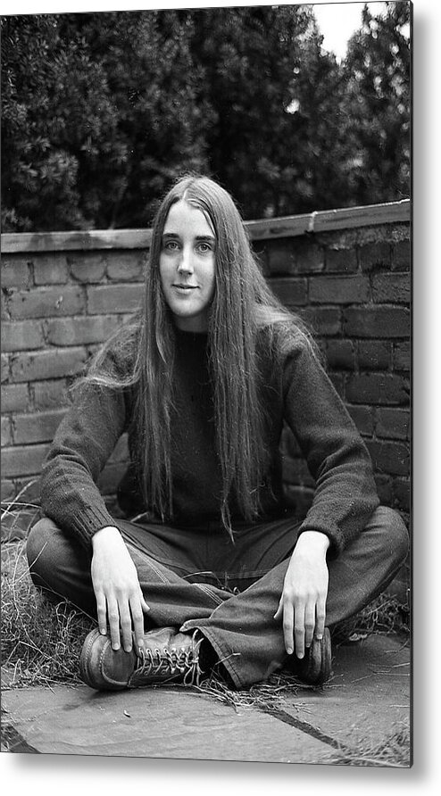 Hands Metal Print featuring the photograph A Woman's Hands, 1972 by Jeremy Butler