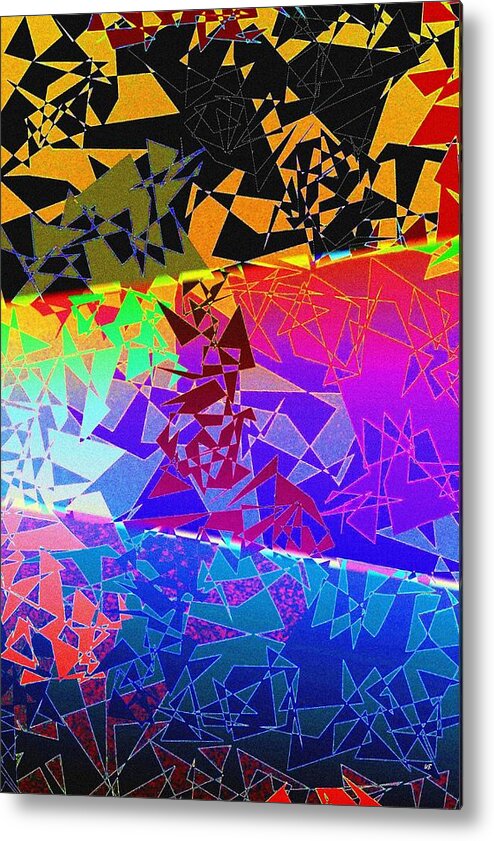 #abstractfusion273 Metal Print featuring the digital art Abstract Fusion 273 by Will Borden