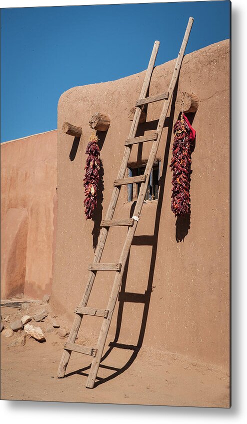 Adobe Metal Print featuring the photograph Adobe Shadows by John Roach