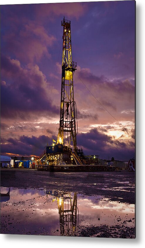 Driller Metal Print featuring the photograph After The Storm by Jonas Wingfield