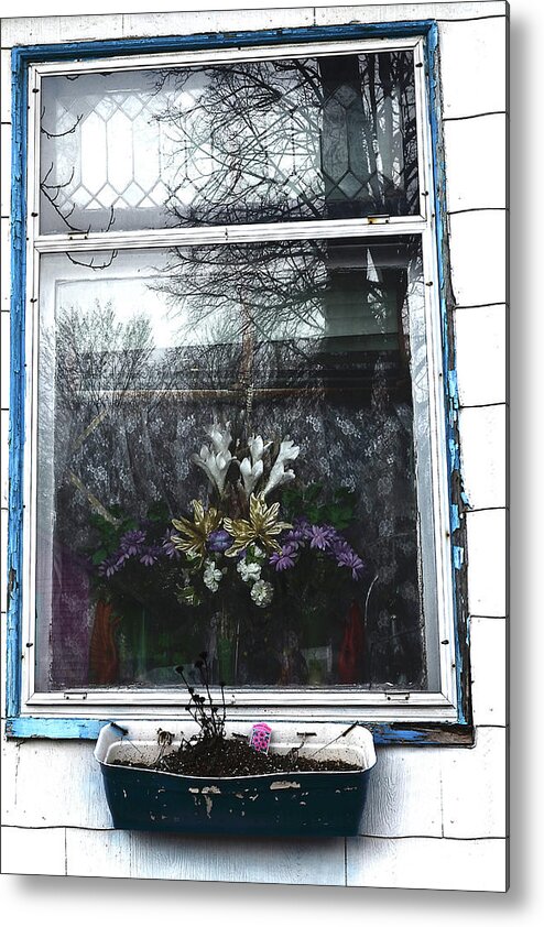 Window Metal Print featuring the photograph All That Went Before It by Char Szabo-Perricelli