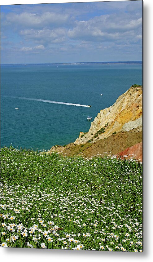 Europe Metal Print featuring the photograph Alum Bay from West High Down by Rod Johnson