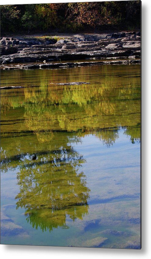 Adria Trail Metal Print featuring the photograph Amber Reflections by Adria Trail