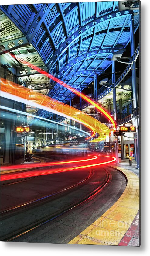 America Metal Print featuring the photograph America Plaza Station by Eddie Yerkish