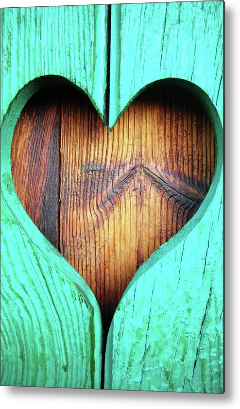 Heart Metal Print featuring the photograph Amor ... by Juergen Weiss