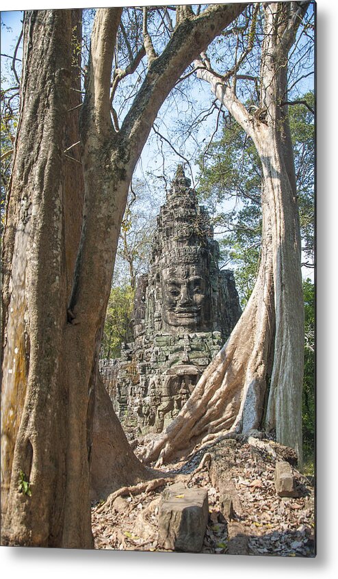 Angkor Wat Metal Print featuring the photograph Angkor Thom South Gate by Rob Hemphill