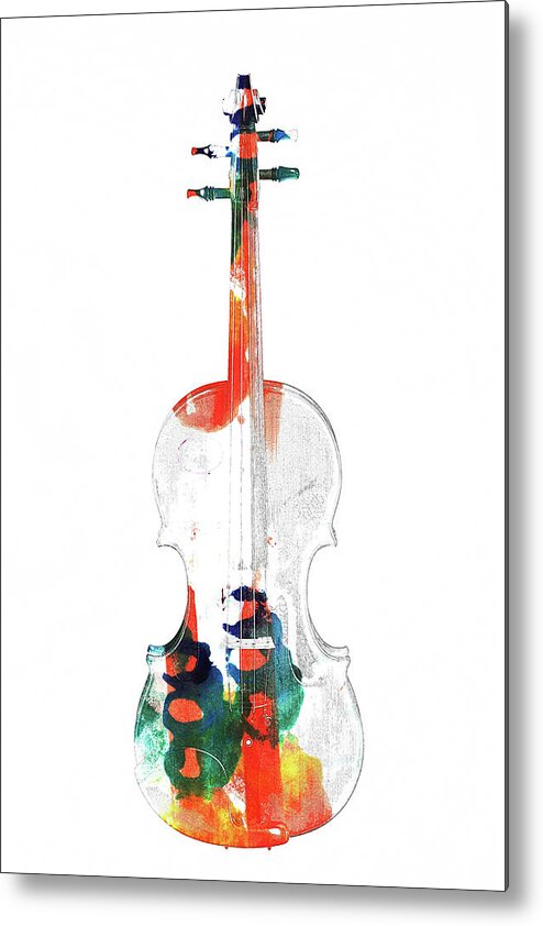 Violin Metal Print featuring the photograph Antique Violin 1732.53 by M K Miller