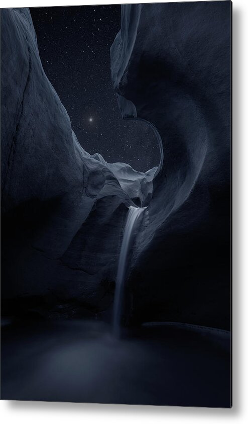 Night Metal Print featuring the photograph Aqua Noctem by Dustin LeFevre