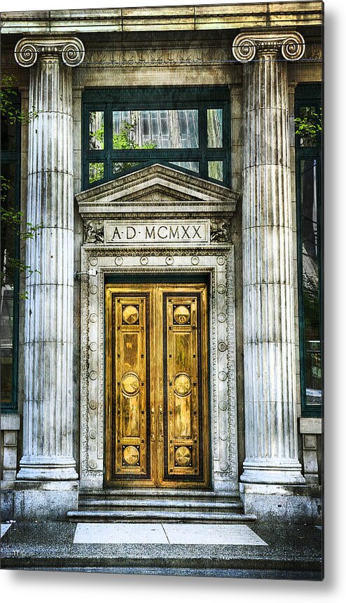 Theresa Tahara Metal Print featuring the photograph Architecture - Ionic Columns by Theresa Tahara