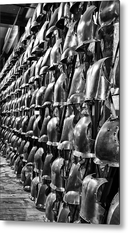 2015 Metal Print featuring the photograph Armor Row by Chris Buff