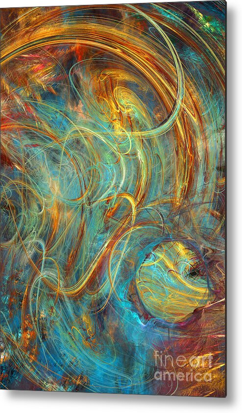 Fractals Metal Print featuring the digital art Art 1 by Justyna Jaszke JBJart