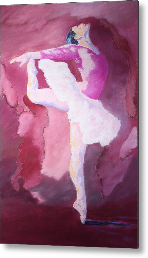 People Metal Print featuring the painting At the Ballet by Nancy Jolley