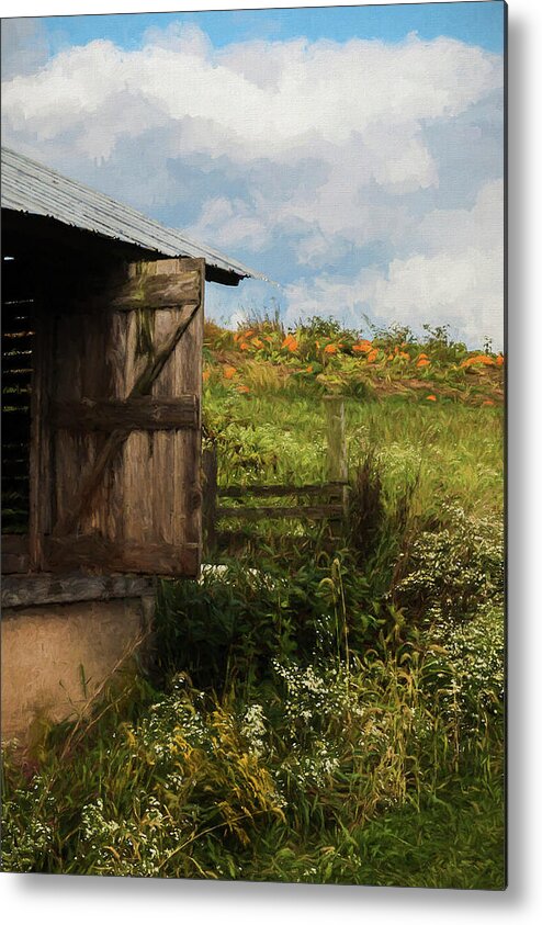 Autumn Metal Print featuring the digital art Autumn in Pennsylvania by Barry Wills