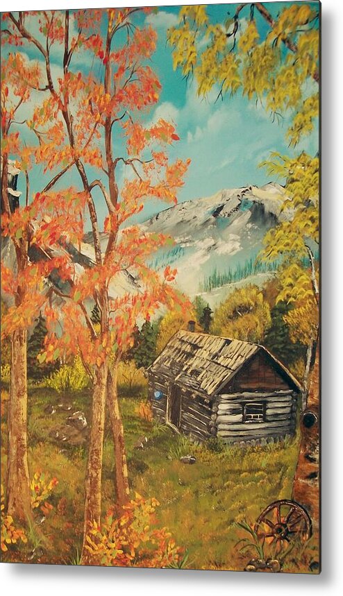 Autumn Metal Print featuring the painting Autumn Memories by Sharon Duguay