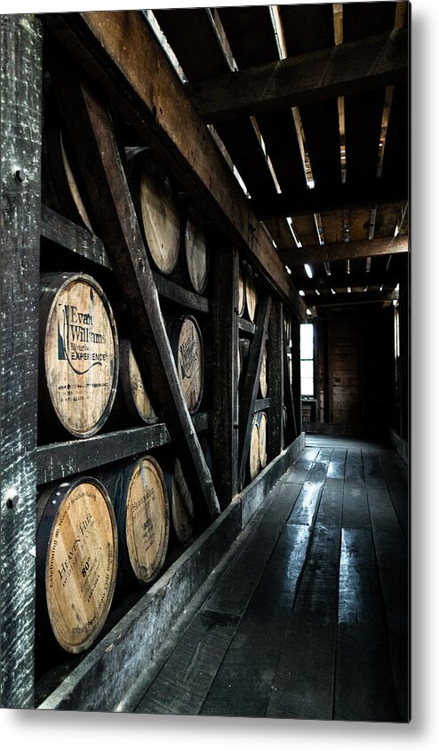 Bourbon Metal Print featuring the photograph Bardstown Rickhouse by Joseph Caban