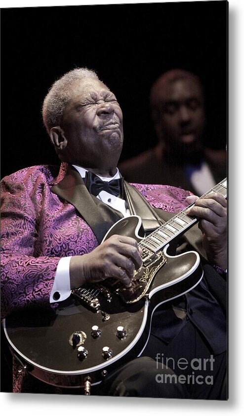 B. B. King Metal Print featuring the photograph B.B. King #1 by Concert Photos