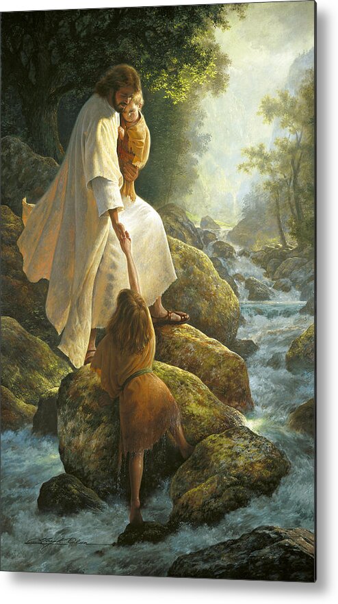 Jesus Metal Print featuring the painting Be Not Afraid by Greg Olsen