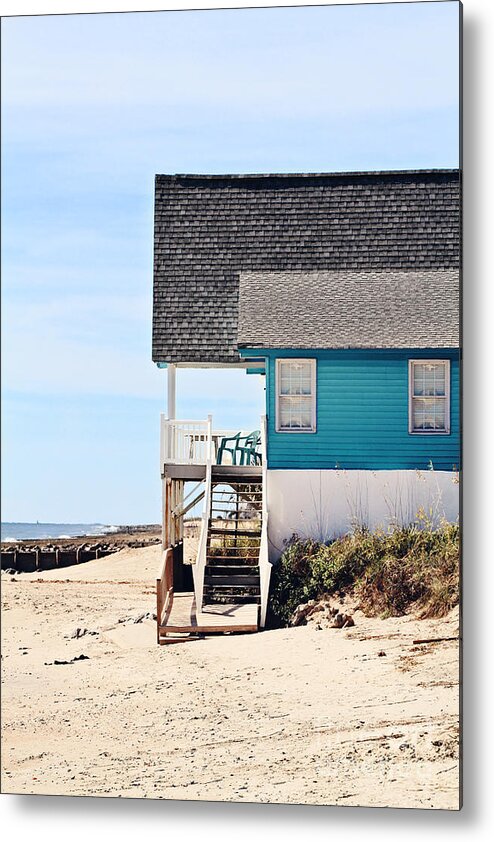 Abandoned Metal Print featuring the photograph Beach House by Stephanie Frey