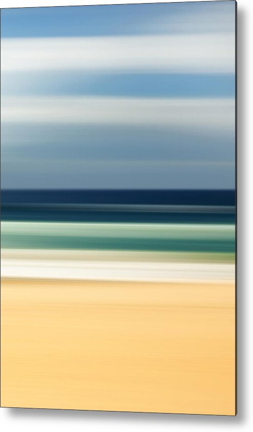 Beach Metal Print featuring the photograph Beach Pastels by Az Jackson