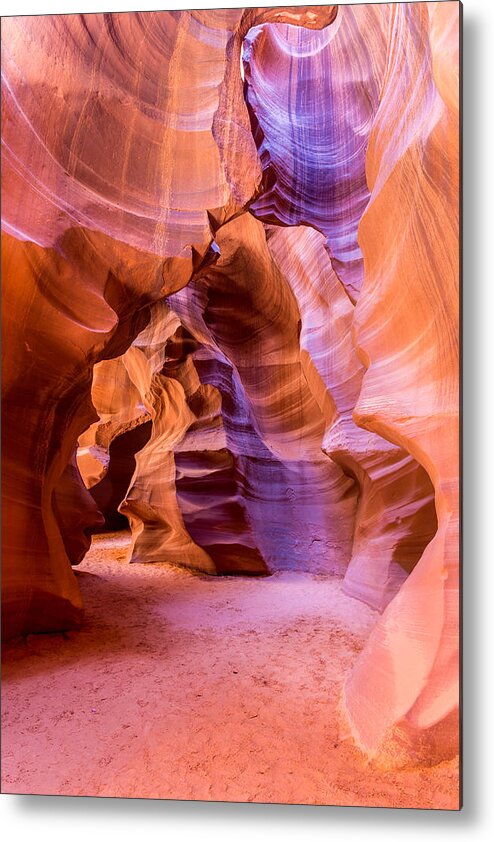 Antelope Canyon Metal Print featuring the photograph Beautiful Antelope Canyon by Pierre Leclerc Photography