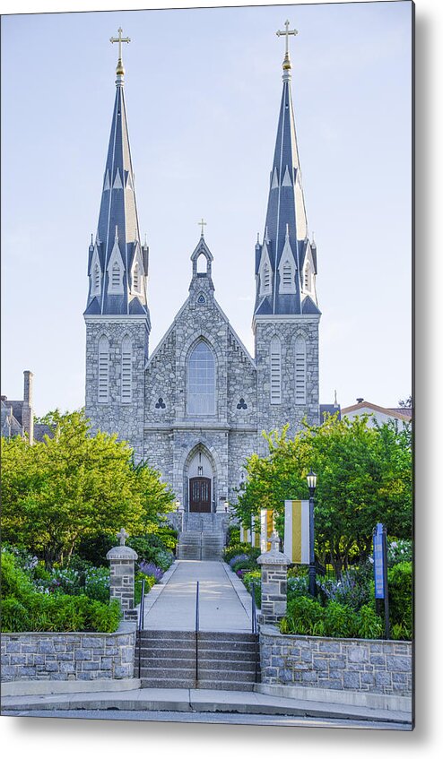 Beautiful Metal Print featuring the photograph Beautiful Villanova Cathedral by Bill Cannon