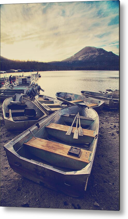 Lake Mary Metal Print featuring the photograph Before Another Day Disappears by Laurie Search