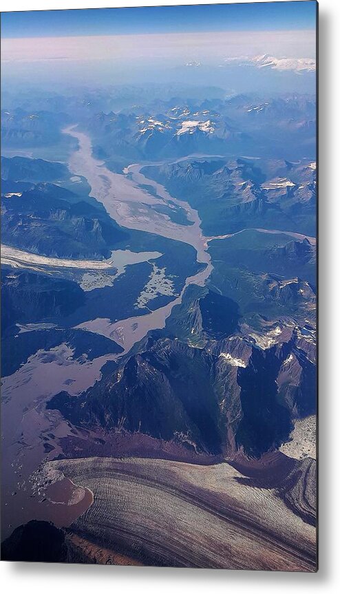 Air View Metal Print featuring the photograph Beyond and Beyond by Britten Adams