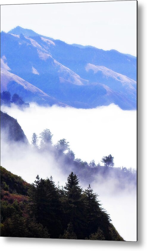Photo Metal Print featuring the photograph Big Sur 1 by Alan Hausenflock