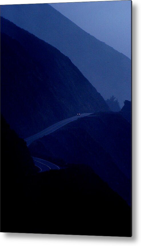Big Sur Metal Print featuring the photograph Big Sur Road by Val Jolley