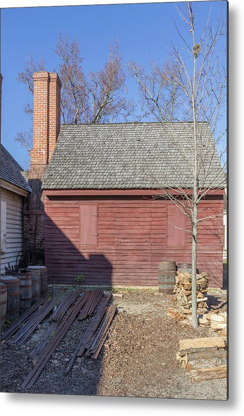 2015 Metal Print featuring the photograph Blacksmith Shed by Teresa Mucha