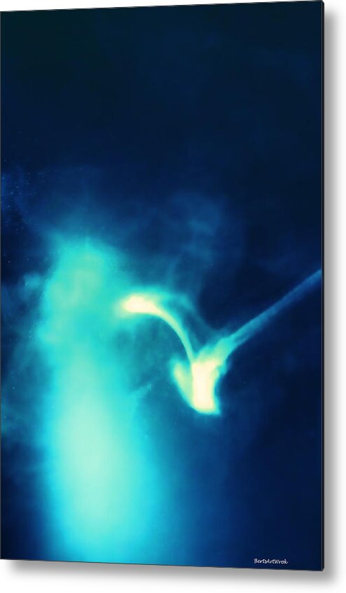 Abstract Metal Print featuring the photograph Blinded by the Light by Roberta Byram