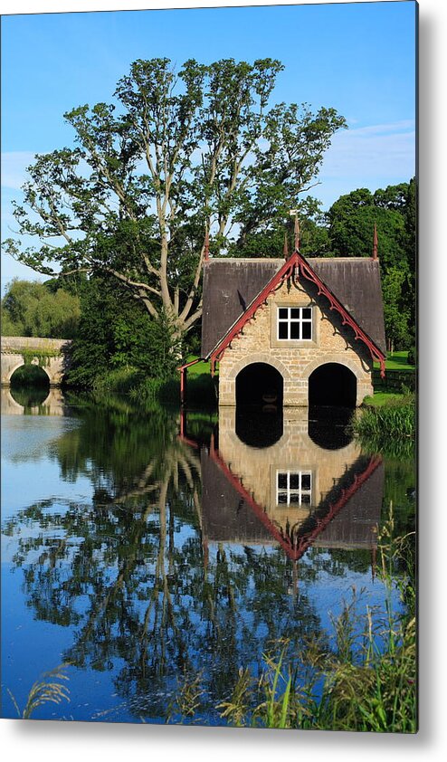 River Metal Print featuring the photograph Boathouse by Joe Burns