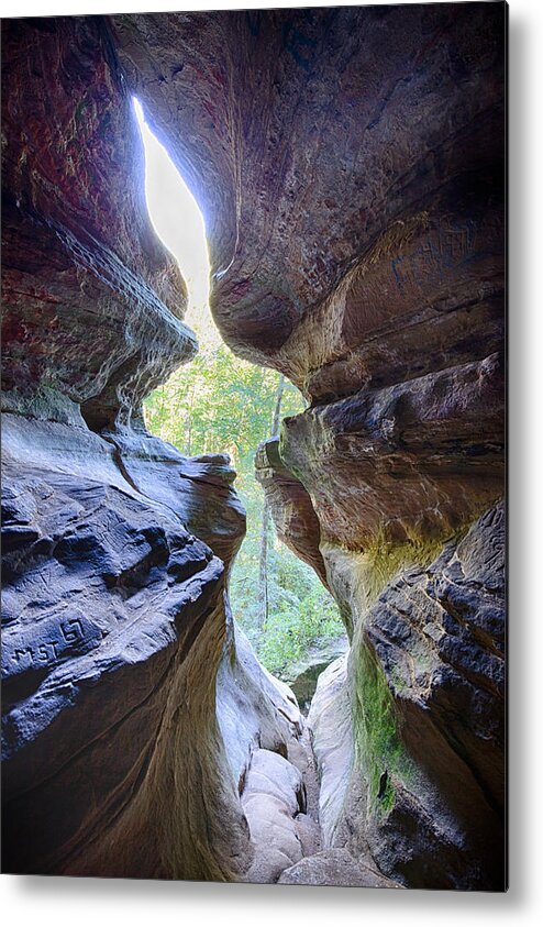 Cave Metal Print featuring the photograph Break Out by Alan Raasch