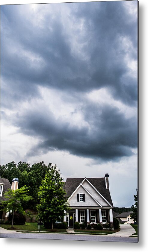 Clouds Metal Print featuring the photograph Brewing Clouds by Parker Cunningham